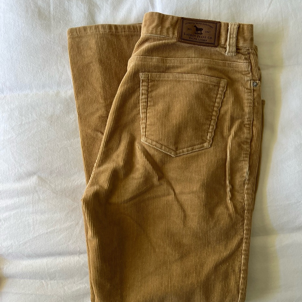 Women’s vintage Ralph Lauren Tan Corduroy Pants